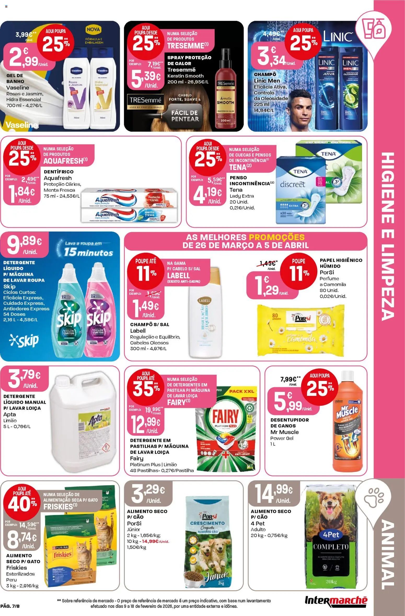 Intermarché Folheto Mini │ válido de 26.03.2026 | Página: 7 | Produtos: Máquina de lavar, Detergente, Sal, Cuecas
