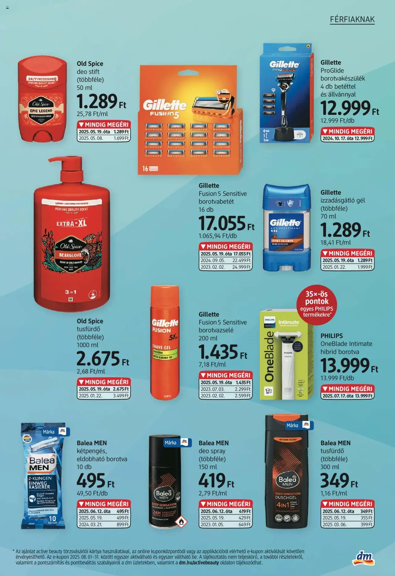 DM Drogerie Markt akciós ujság - amely érvényes a következő dátumtól: 14.08.2025 | Oldal: 9 | Termékek: Old spice, Borotva, Aloe vera, Izzadásgátló