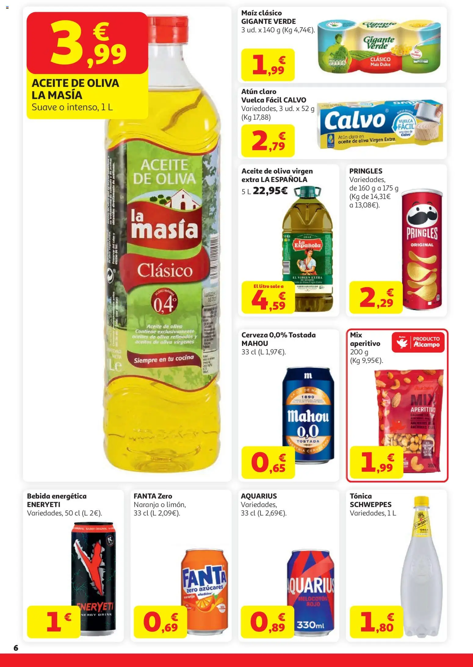 Alcampo Supermercado MAD │ válido desde el 21.04.2026 | Página: 7 | Productos: Aceite, Aceite de oliva, Cocina, Atún claro