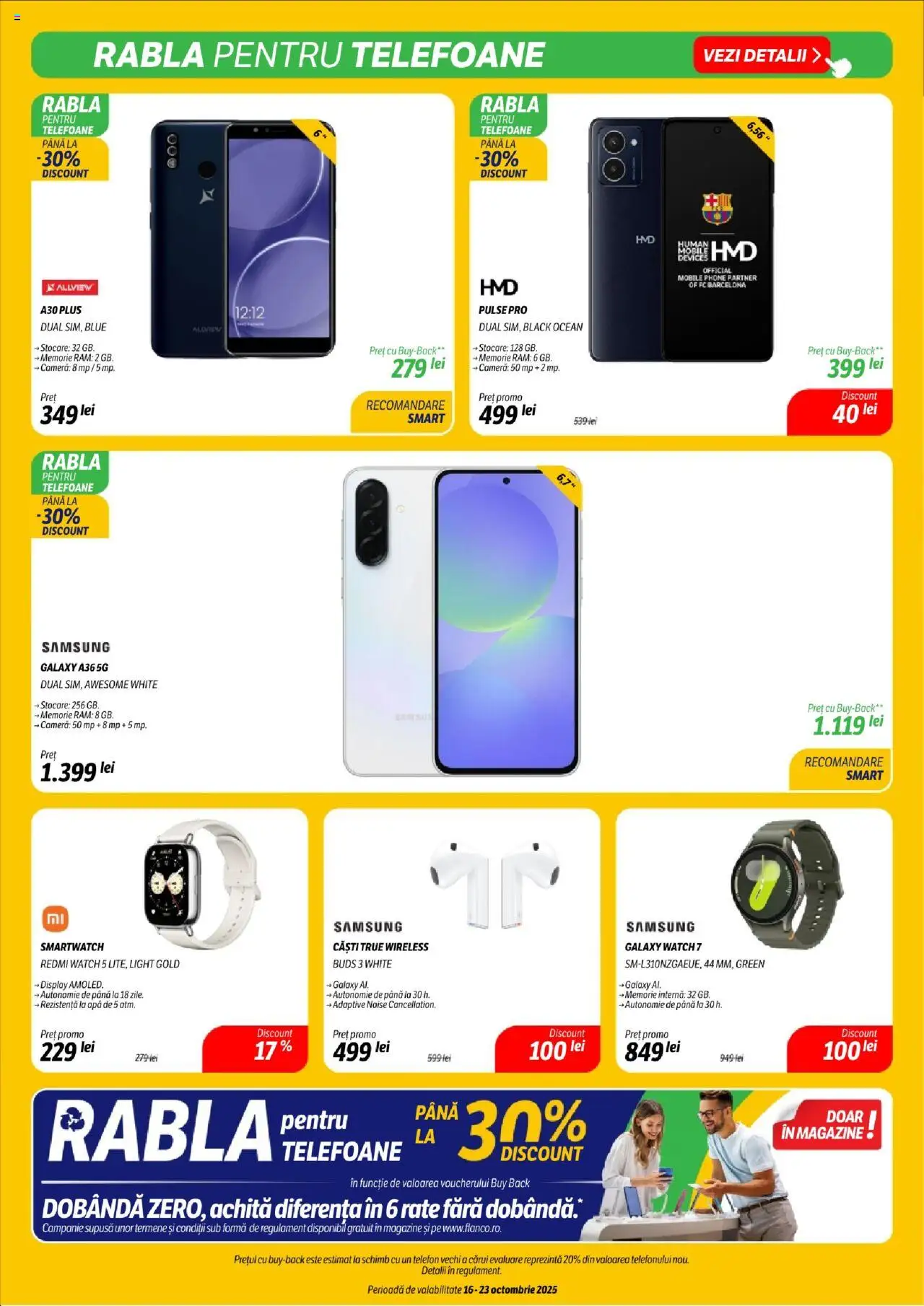 Noul catalog Flanco – valabil de la 16.10.2025 | Pagină: 18 | Produse: Telefon, Memorie, Căști, Cameră
