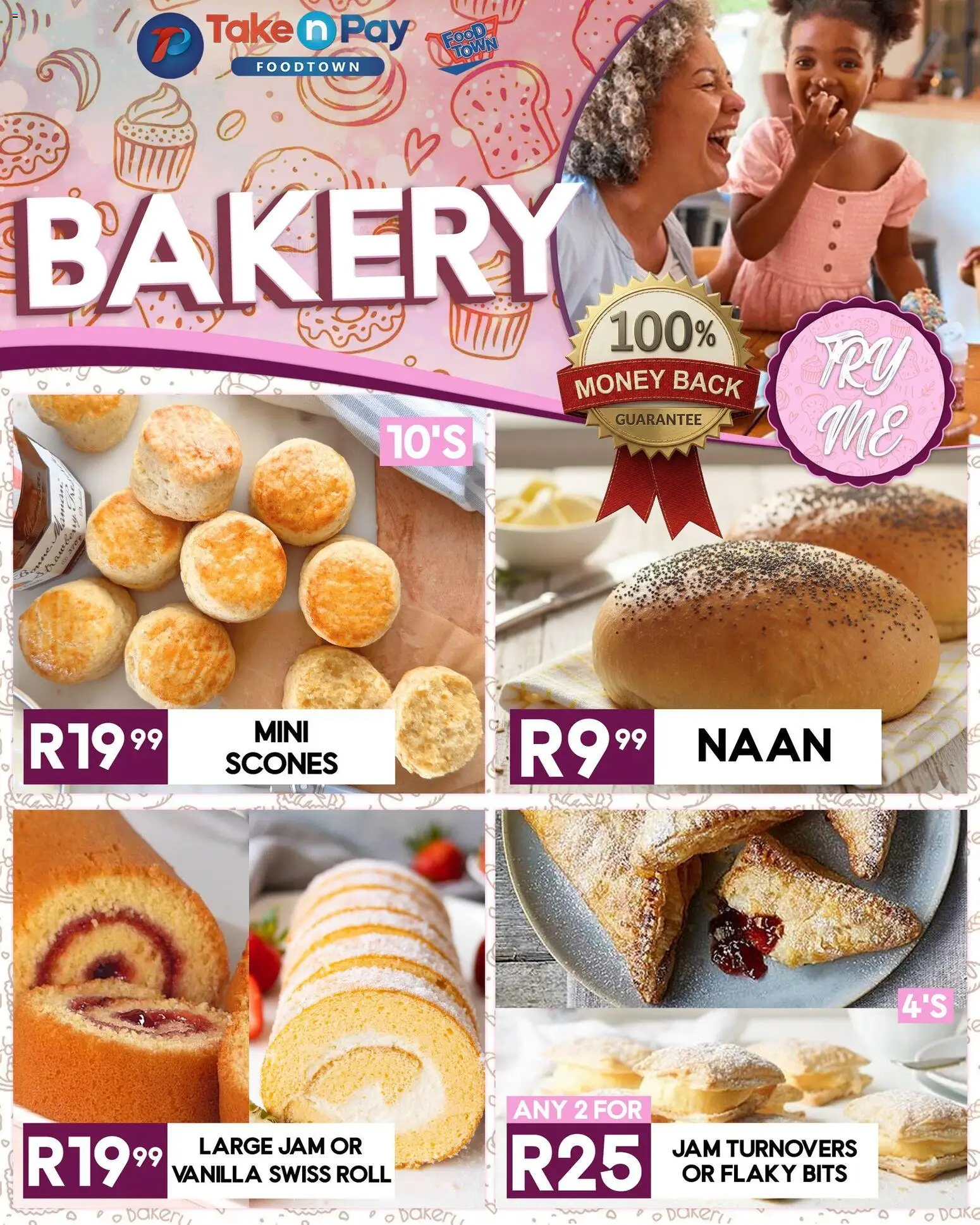 New Take n Pay catalogue – valid from 06.03.2026 | Page: 5 | Products: Jam, Bakery