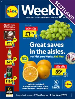 Preview of Lidl - Lidl Weekly Scotland valid from 24.07.2025