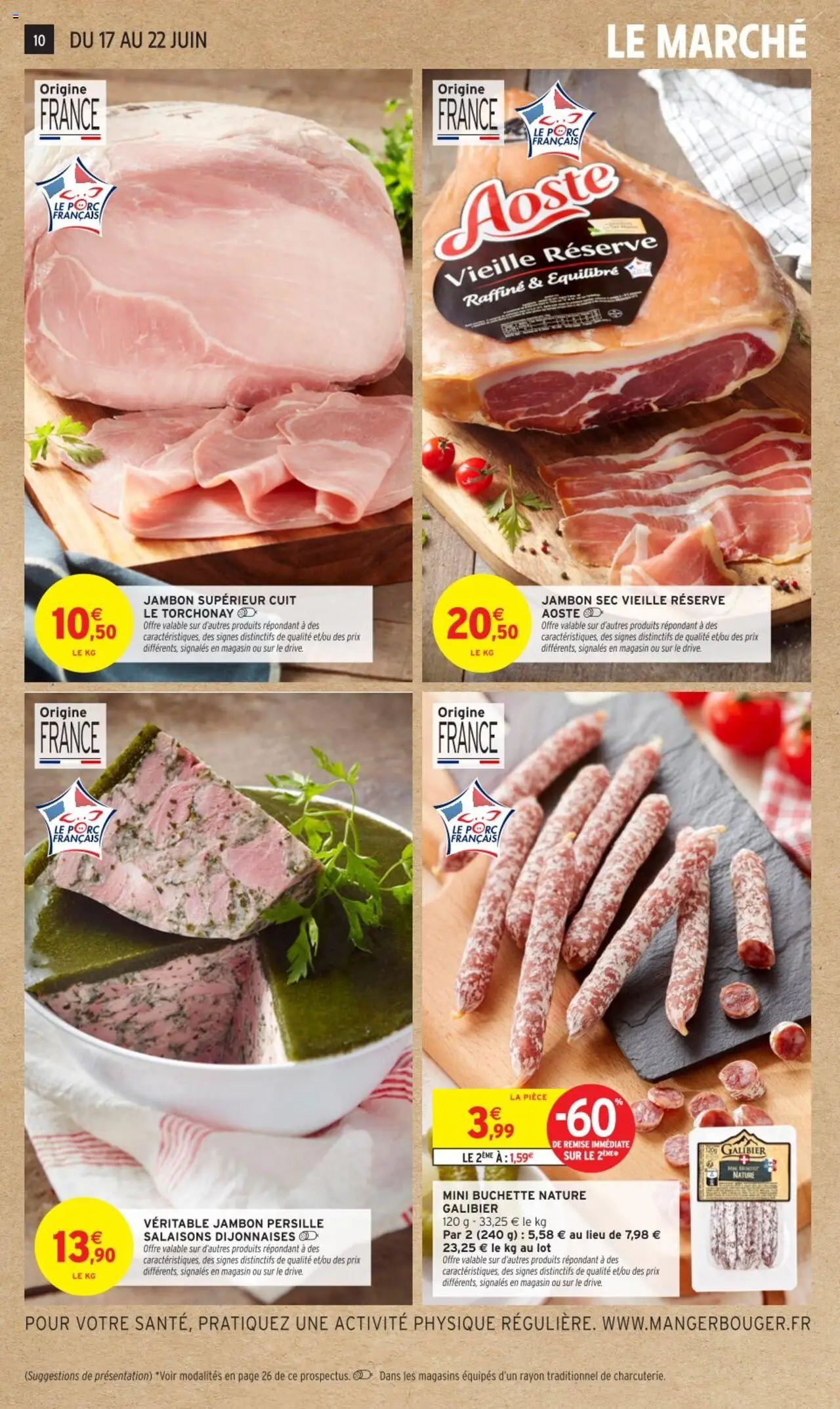  | Page: 10 | Produits: Jambon, Porc
