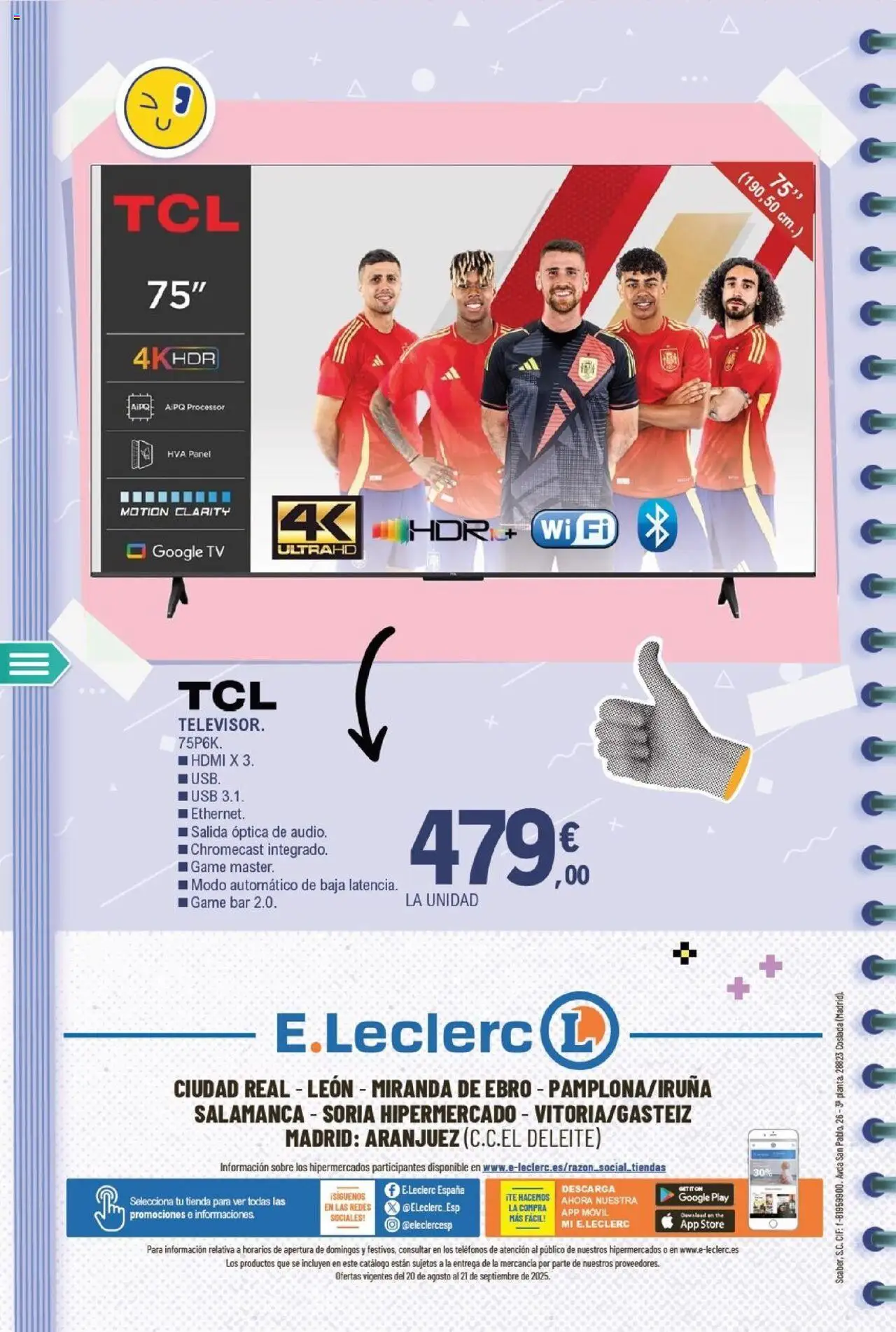 E.Leclerc folleto │ válido desde el 11.08.2025 | Página: 64 | Productos: USB