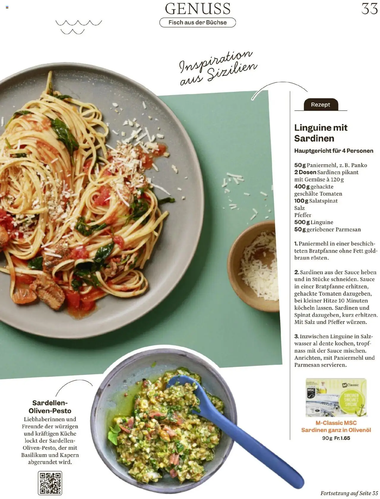 Migros Magazin – gültig ab 22.09.2025 | Seite: 33 | Produkte: Tomaten, Fisch, Gemüse, Pfeffer