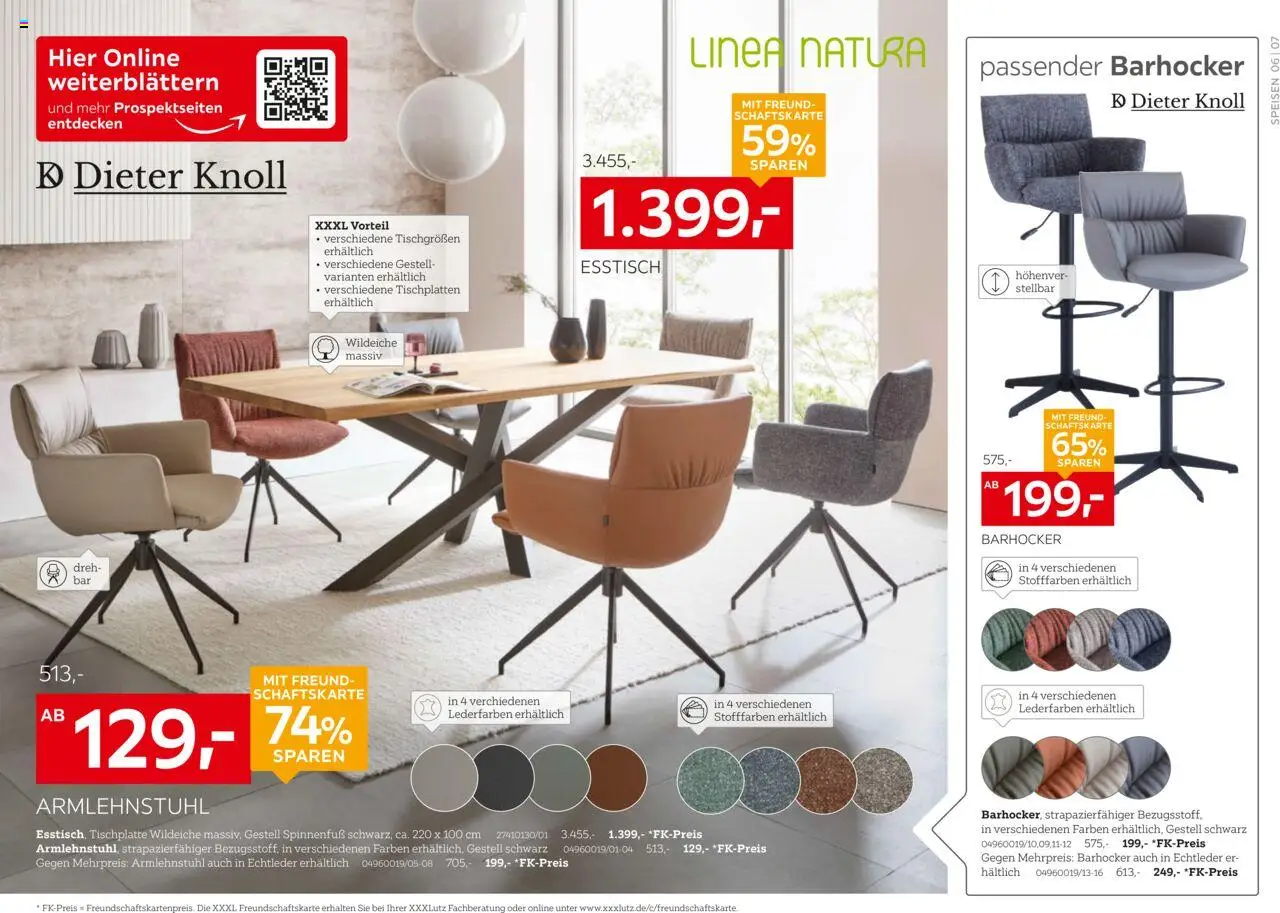 XXXL Lutz Nr. 1 beim Preis - gültig ab dem 18.08.2025 | Seite: 10 | Produkte: Esstisch, Barhocker