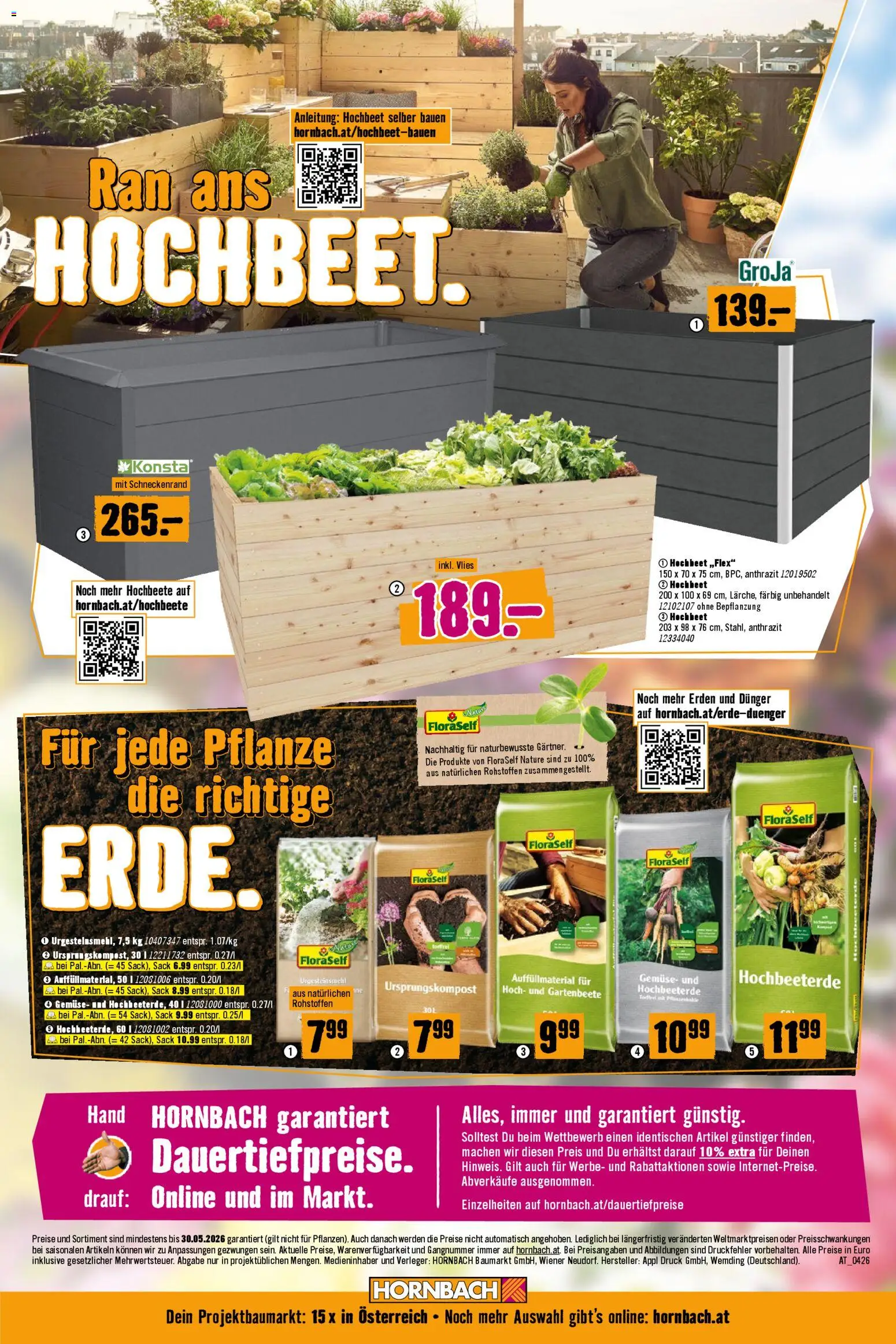 Hornbach Flugblatt gültig ab 15.04.2026 | Seite: 4 | Produkte: Gemüse