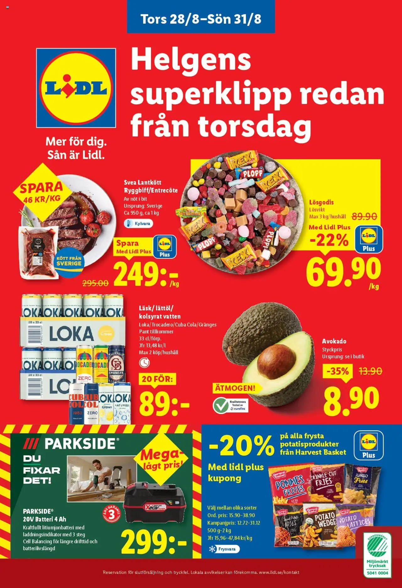 Lidl reklamblad aktuell från 25.08.2025 | Sida: 28 | Produkter: Loka, Batteri, Citron