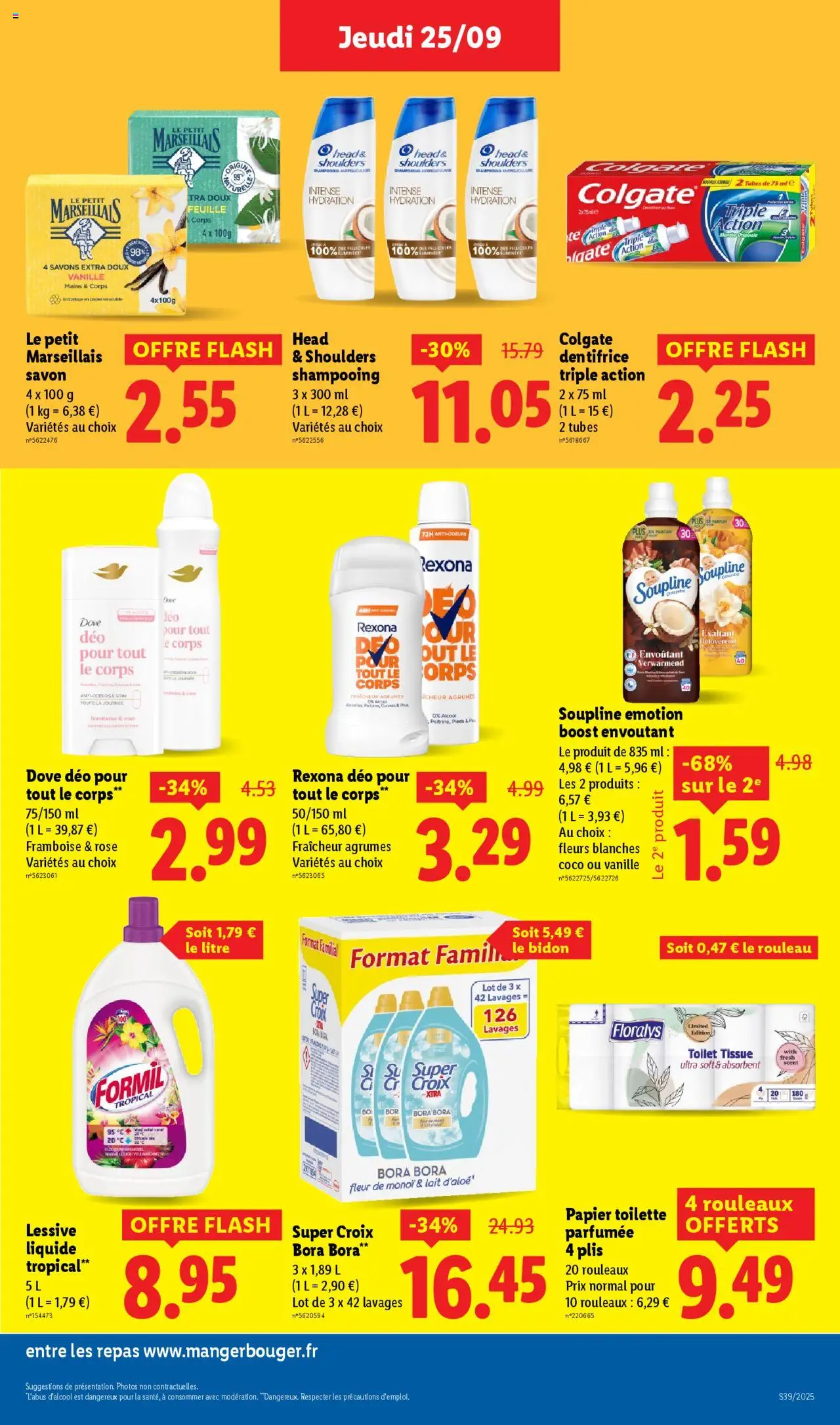  | Page: 17 | Produits: Framboise, Parfum, Soupline, Détergent