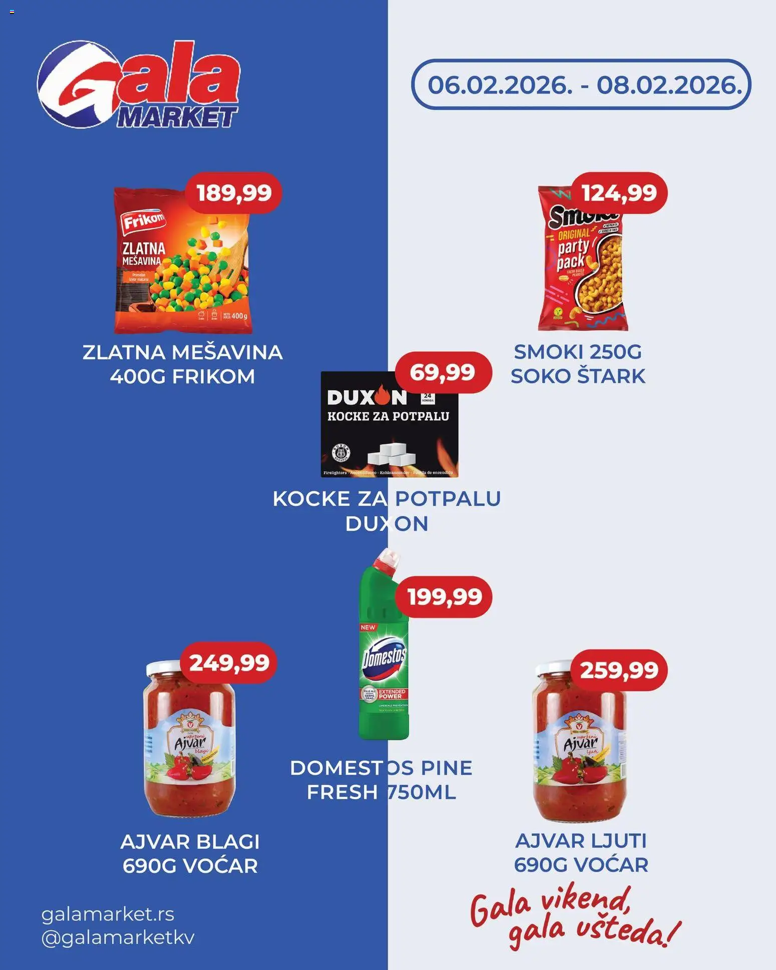 Gala MARKET katalog - važi od 06.02.2026 | Strana: 1