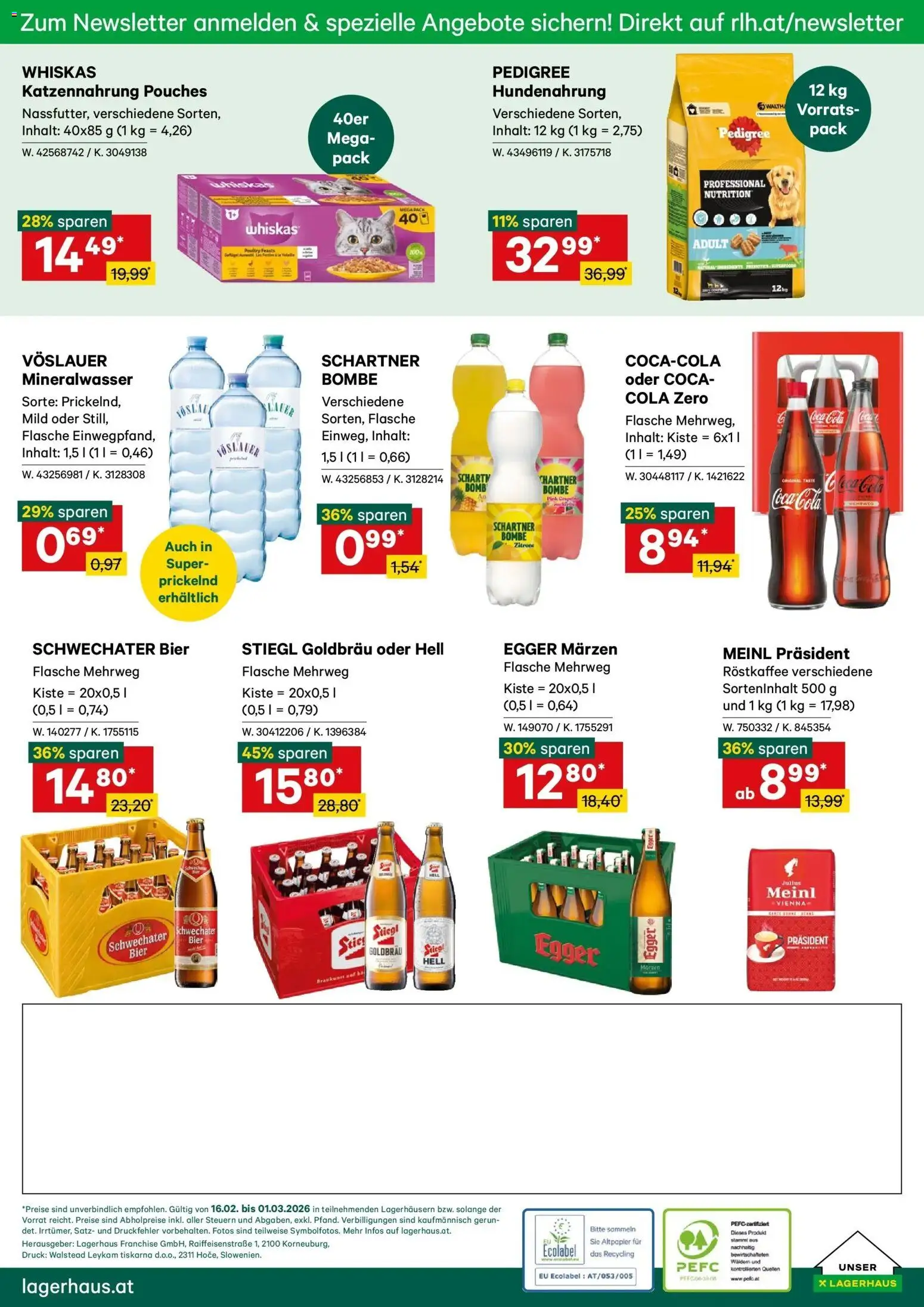 Lagerhaus  Wochen Angebote gültig ab 15.02.2026 | Seite: 9 | Produkte: Zitrone, Bier