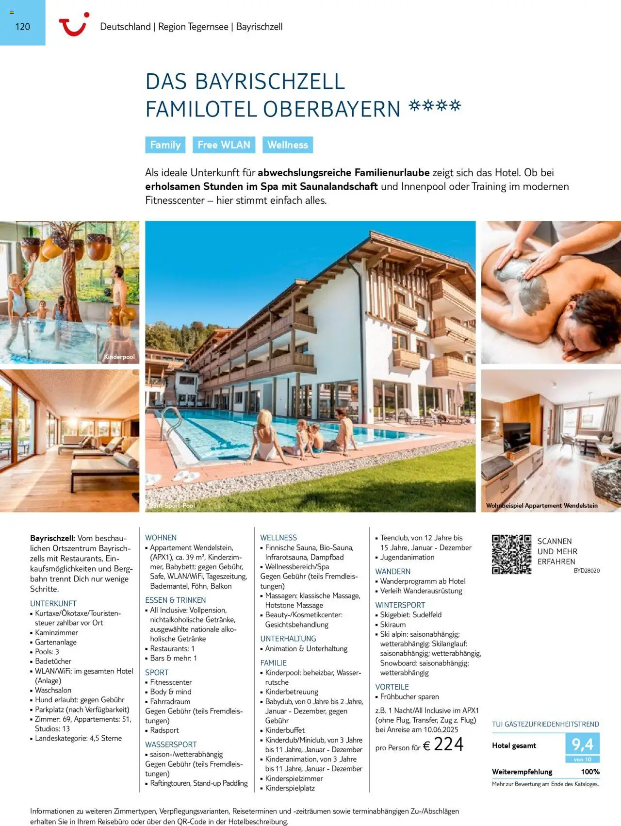 TUI Prospekt 	 – gültig ab 01.11.2024 | Seite: 120 | Produkte: Babybett, Ski, Wasser, Snowboard