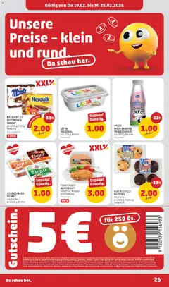 Penny Markt Flugblatt ab 19.02.2026 gültig | Seite: 26 | Produkte: Schokolade