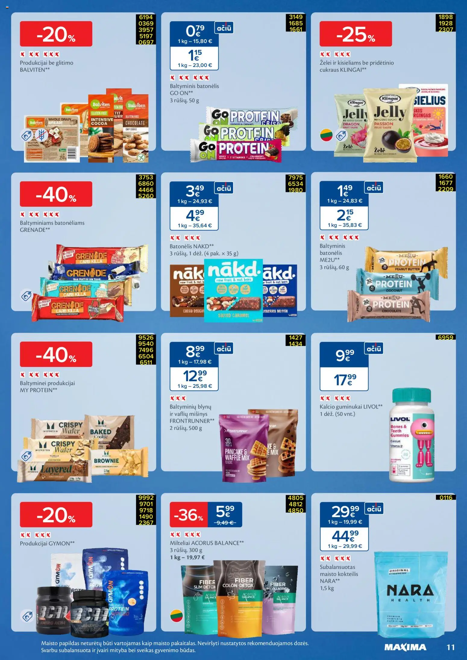 MAXIMA akcijos nuo 27.01.2026 | Puslapis: 11 | Prekių: Guminukai