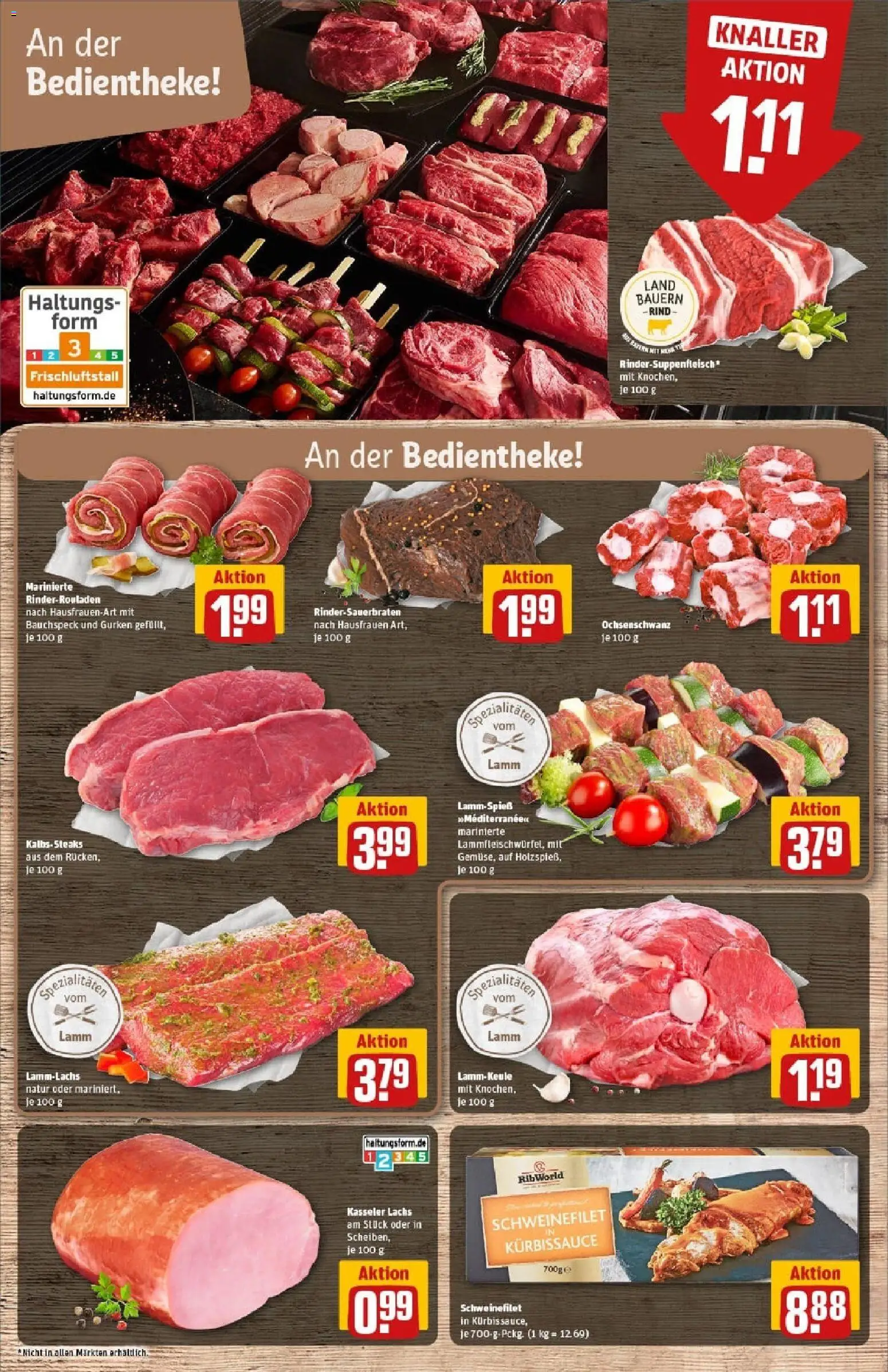Rewe prospekt Dachau	 – gültig ab 26.10.2025 | Seite: 11 | Produkte: Rinderrouladen, Kürbis, Steak, Gurken