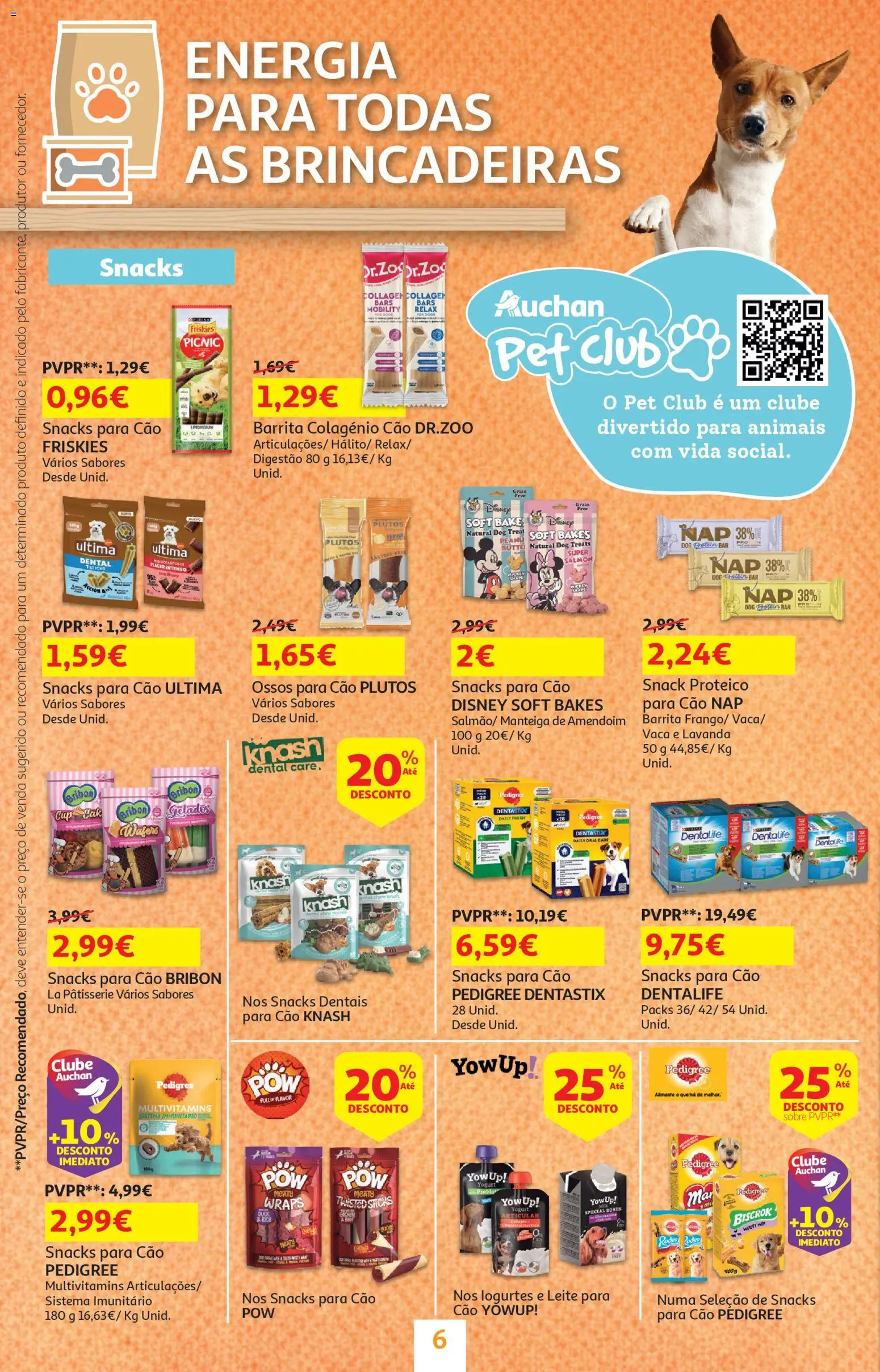 Auchan - Preços Redondos - Pet │ válido de 27.01.2026 | Página: 6 | Produtos: Manteiga de amendoim, Leite, Manteiga