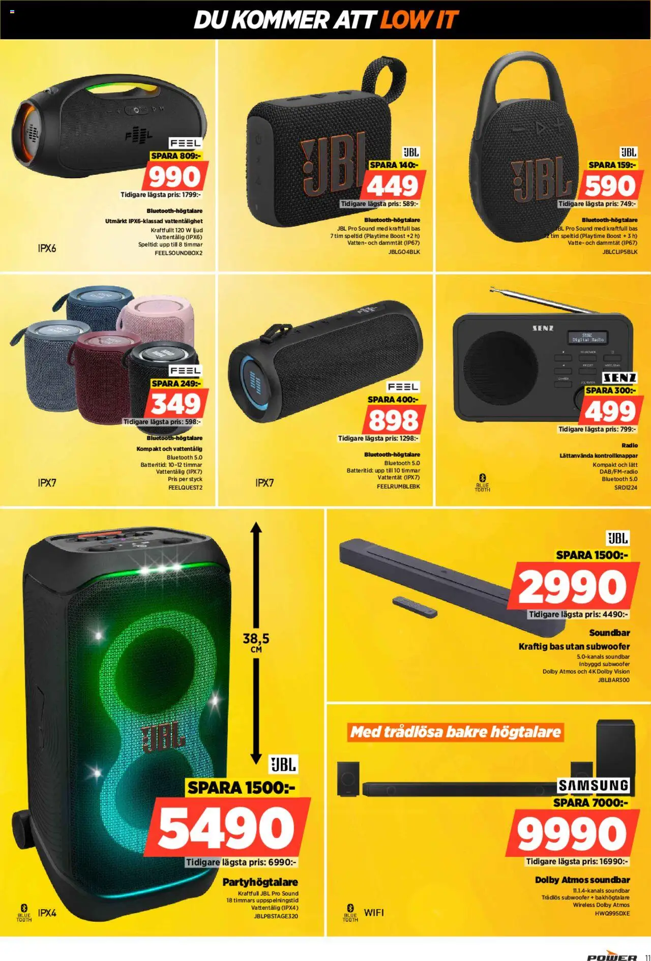 Power reklamblad aktuell från 23.06.2025 | Sida: 11 | Produkter: Radio, Högtalare, Wifi