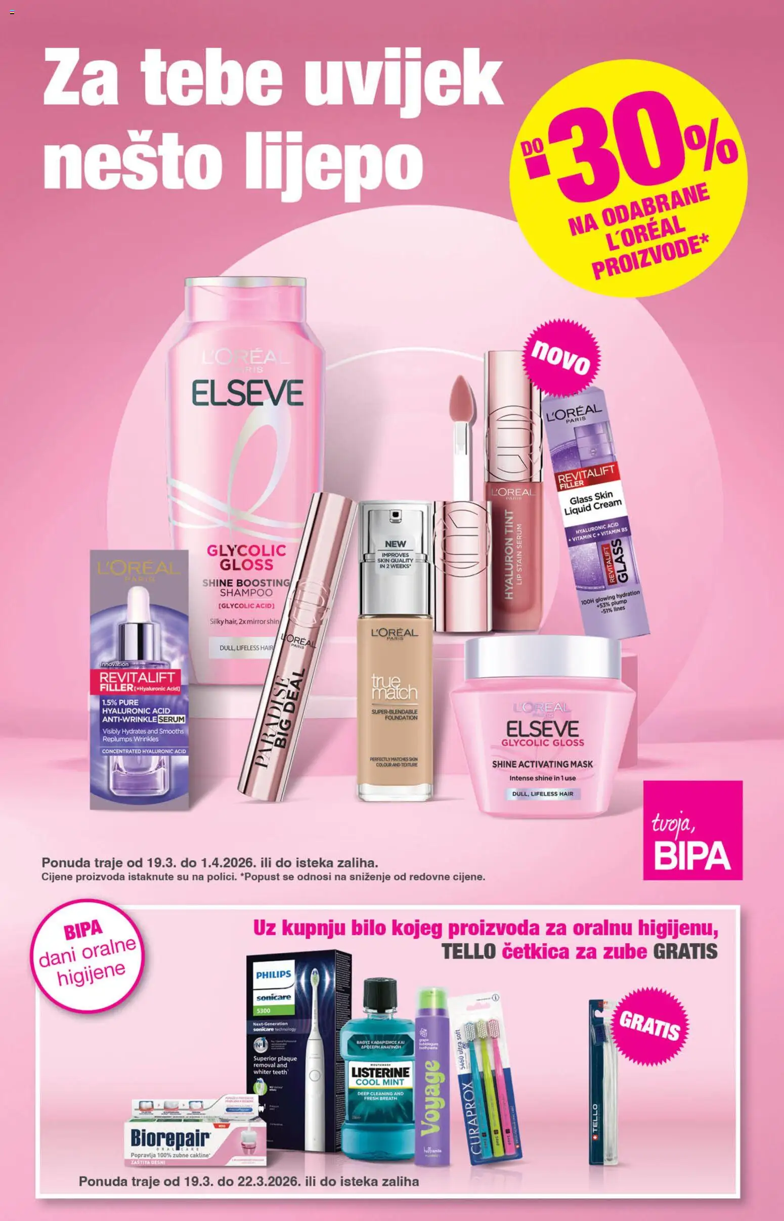 Katalog Bipa katalog | vrijedi od 19.03.2026 | Stranica: 1 | Proizvodi: Četkica za zube