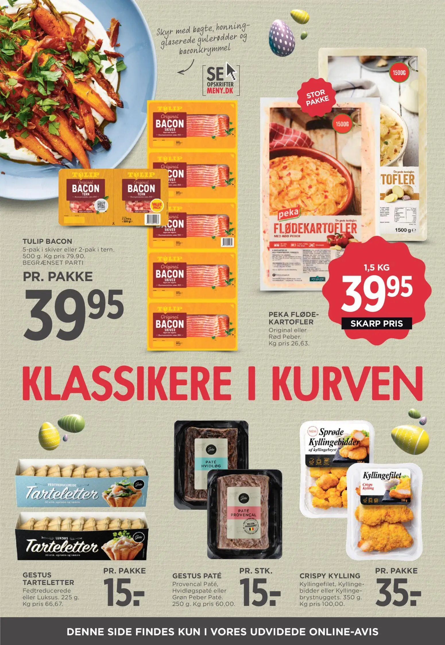 Meny tilbudsavis – gyldig fra 27.03.2026 | Side: 23 | Produkter: Skyr, Peber, Hvidløg, Tarteletter