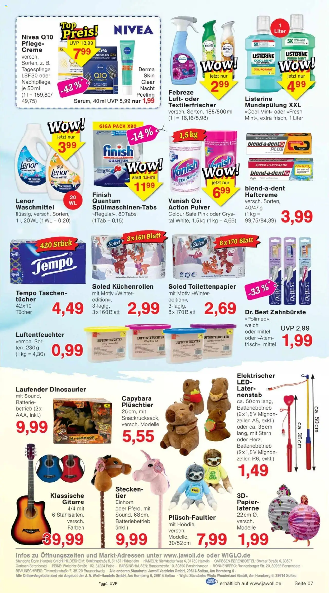 Jawoll Prospekt – gültig ab 20.10.2025 | Seite: 11 | Produkte: Lenor, Toilette, Creme, Tempo