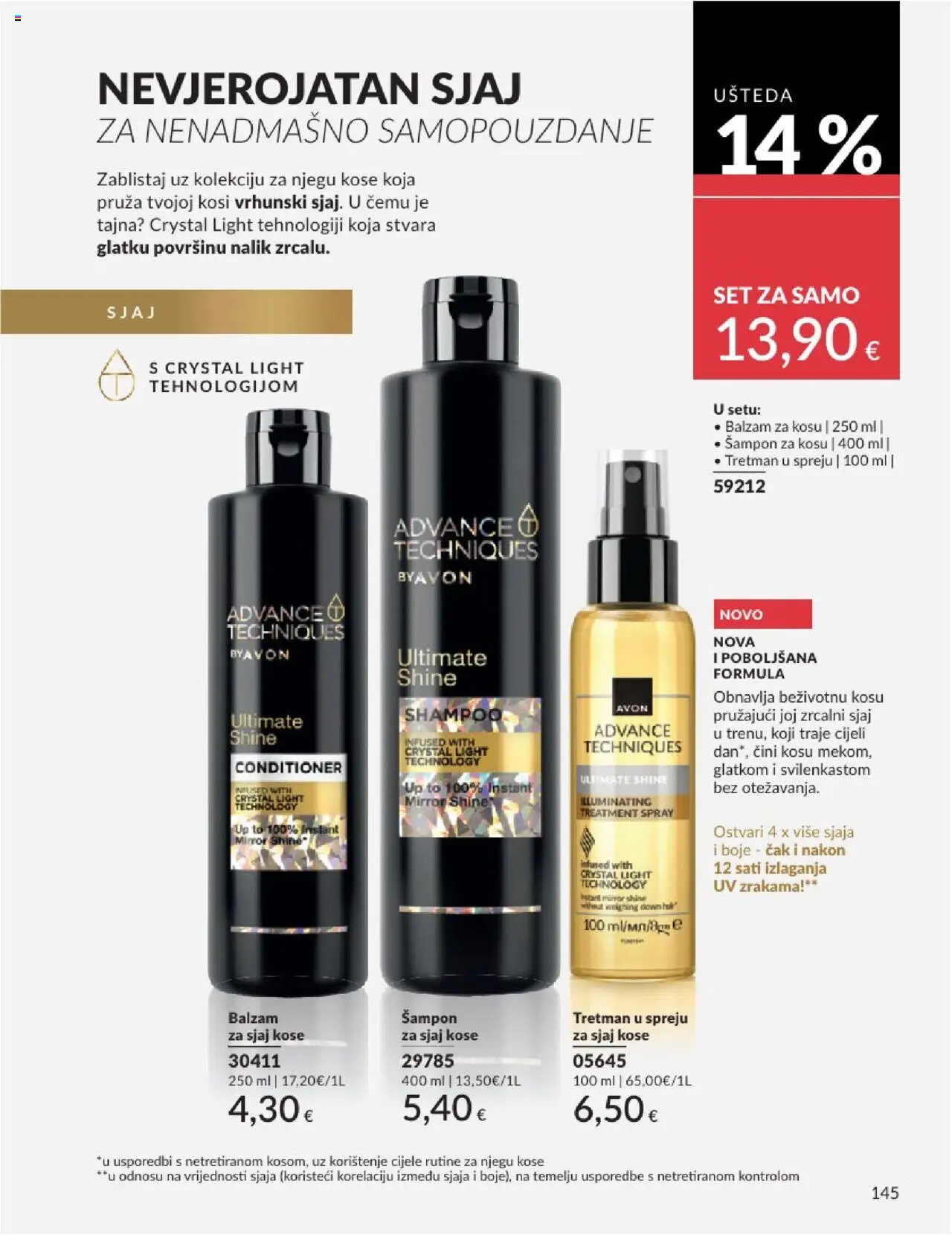 Avon katalog | vrijedi od 01.08.2025 | Stranica: 145 | Proizvodi: Šampon