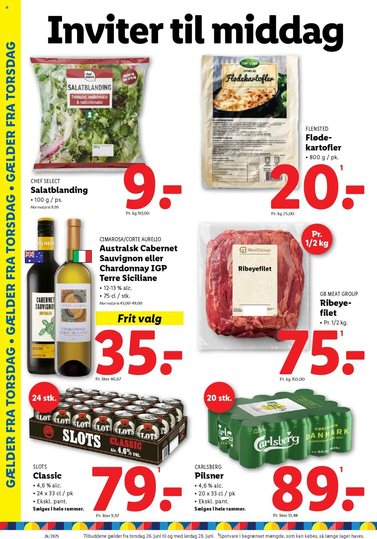 Lidl Tilbudsavis gyldig fra 26.06.2025 | Side: 2 | Produkter: Fløde, Kartofler, Søm