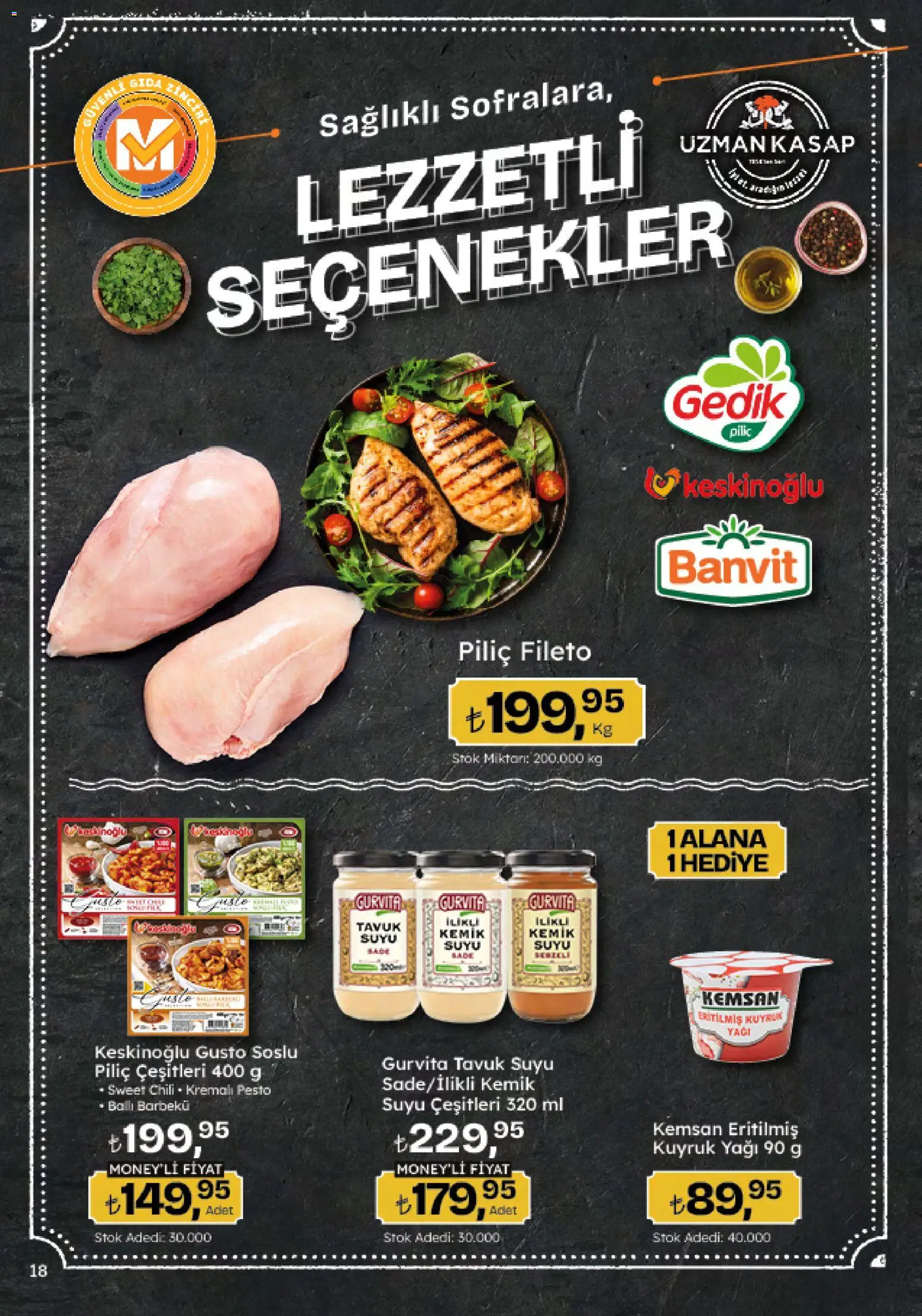 Migros Katalog - 5M Migroskop Dijital - 26.02.2026 tarihinden itibaren geçerlidir | Sayfa: 18 | Ürünler: Kemik suyu, Tavuk suyu, Piliç