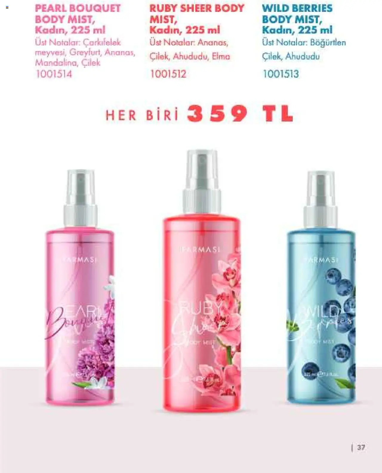 Farmasi Katalog - 01.08.2025 tarihinden itibaren geçerlidir | Sayfa: 37 | Ürünler: Elma, Çilek, Böğürtlen, Ahududu