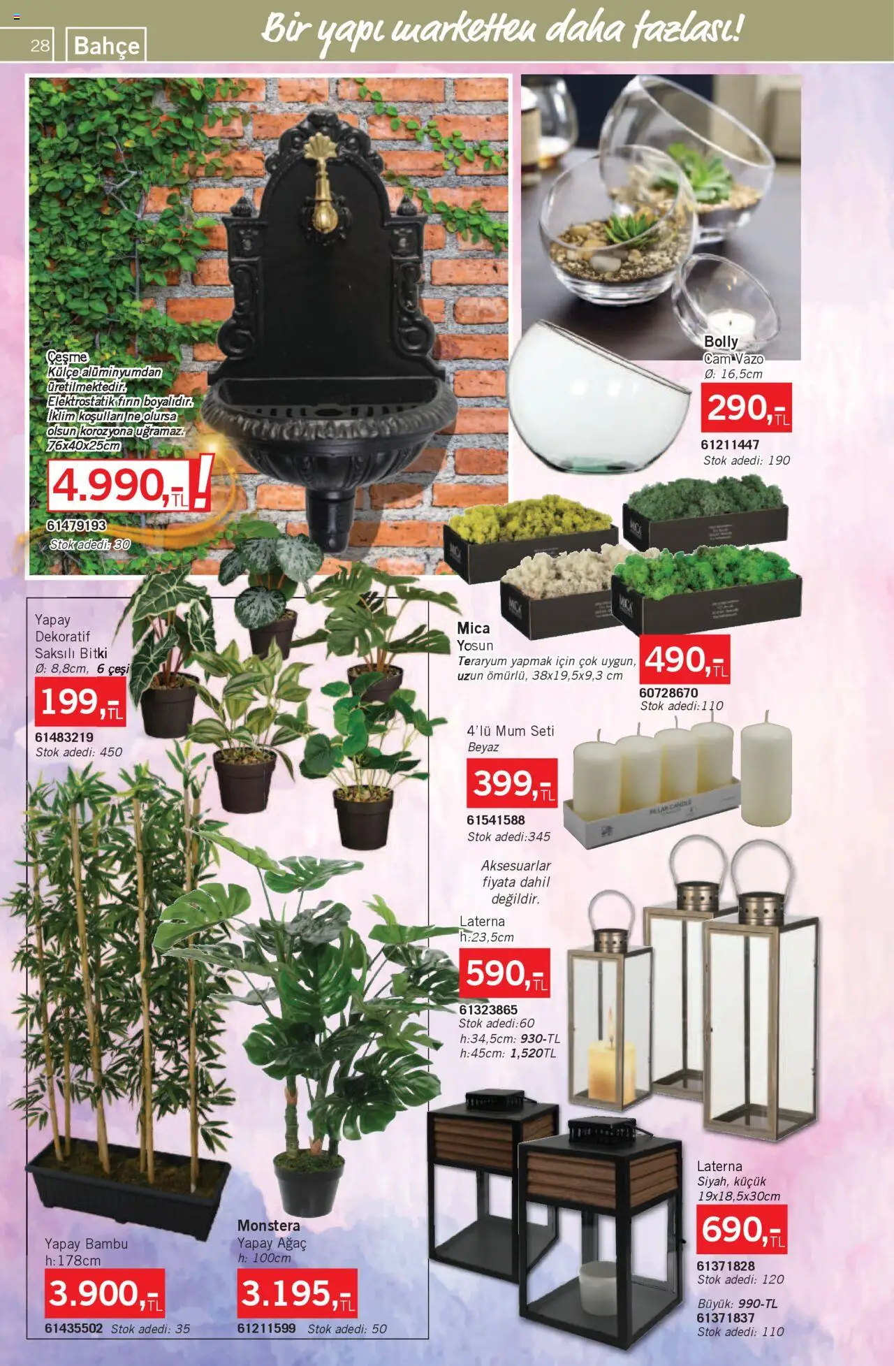 Bauhaus Katalog - 02.08.2025 tarihinden itibaren geçerlidir | Sayfa: 28 | Ürünler: Vazo, Fırın