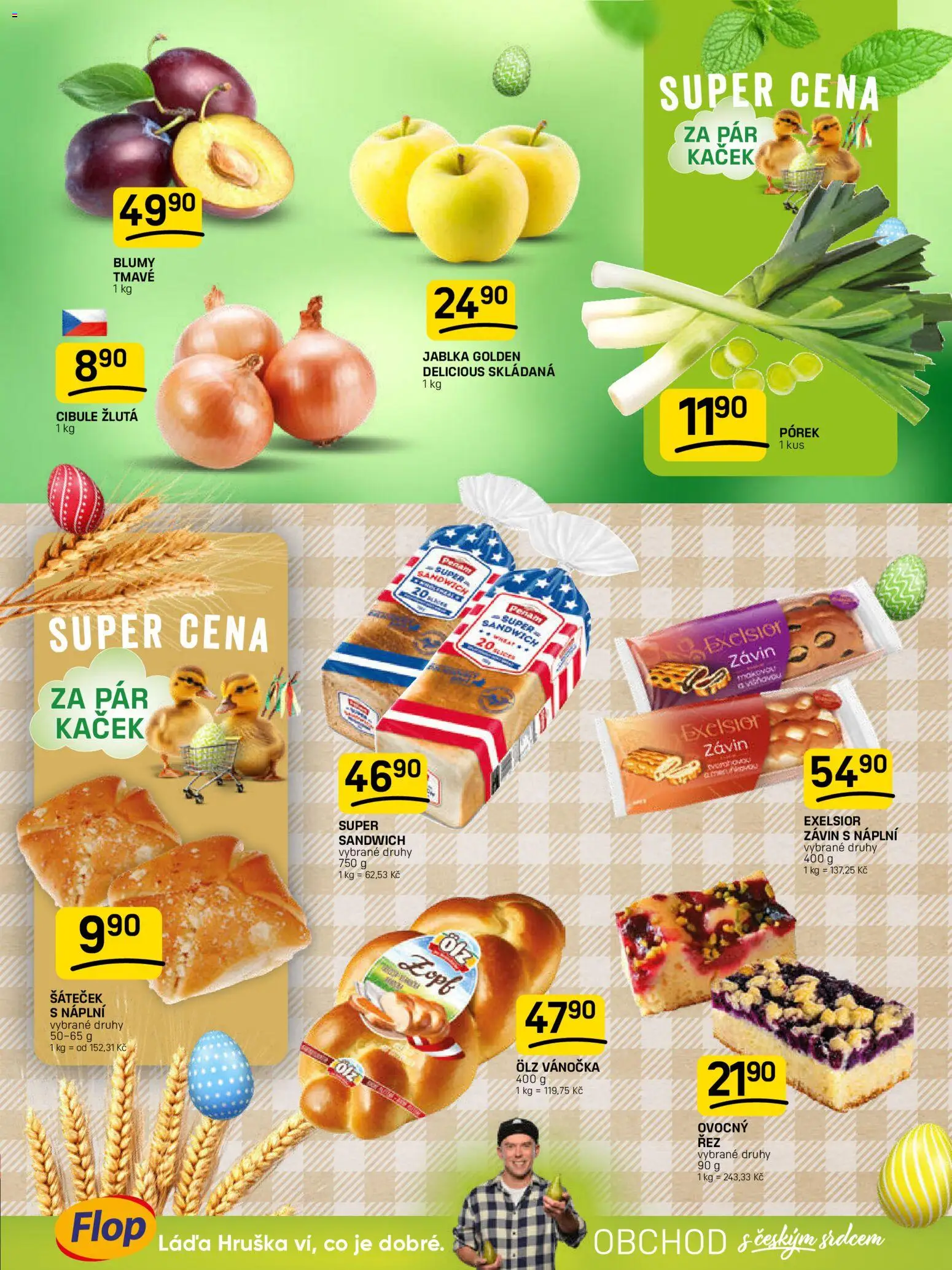 Flop leták od 18.03.2026 | Strana: 7 | Produkty: Jablka, Vánočka, Cibule