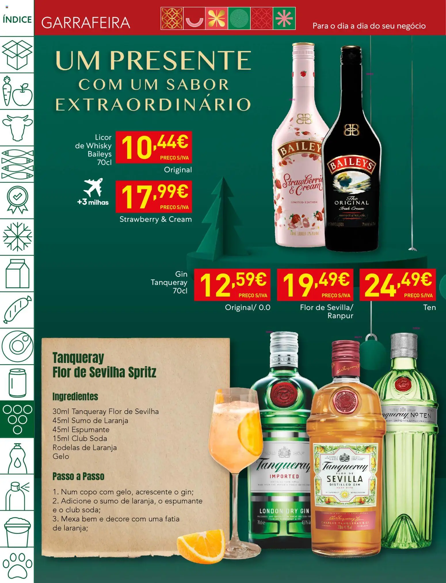 Recheio folheto │ válido de 04.11.2025 | Página: 38 | Produtos: Espumante, Sumo, Gin, Soda