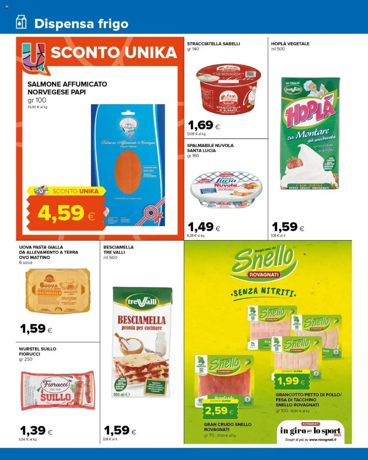 Volantino Tigre del 05.08.2025 | Pagina: 6 | Prodotti: Salmone affumicato, Pasta, Besciamella, Stracciatella