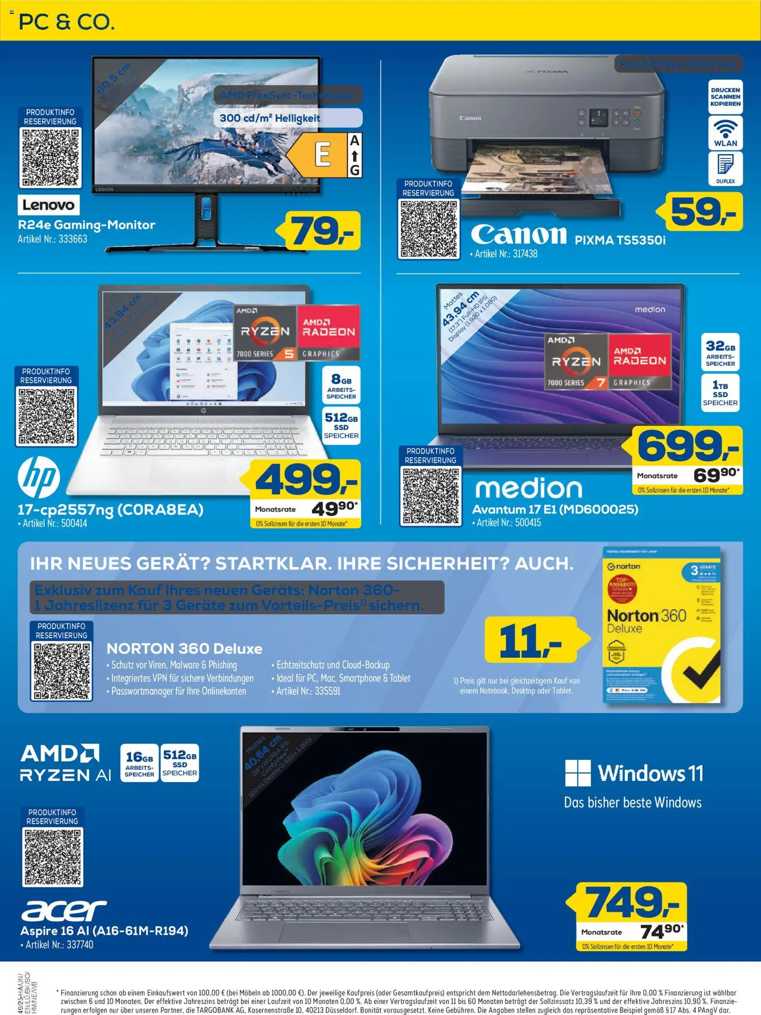 Euronics Haushaltsgeräte Spezial! – gültig ab 27.11.2025 | Seite: 15 | Produkte: Lenovo, Top, Tablet, PC