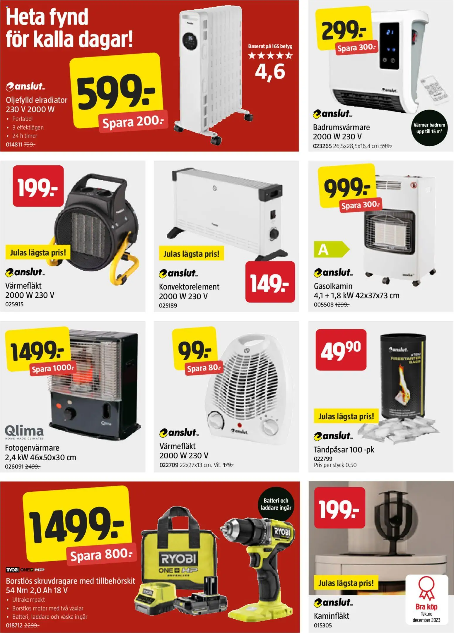 Jula reklamblad aktuell från 13.11.2025 | Sida: 5 | Produkter: Skruvdragare, Batteri, Laddare, Väska