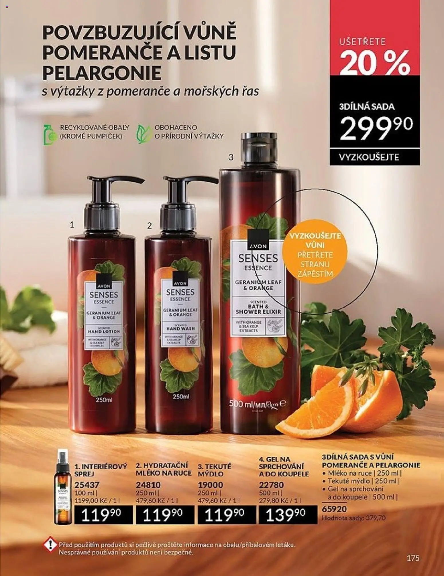 Avon katalog 1/2026 od 01.01.2026 | Strana: 175 | Produkty: Mýdlo, Mléko, Pomeranče, Essence