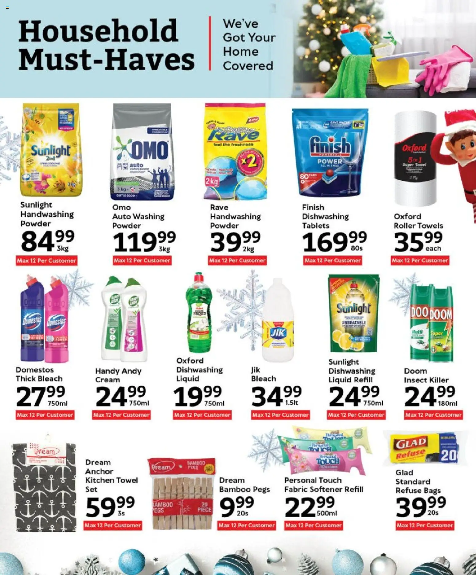 New Oxford Freshmarket catalogue – valid from 26.11.2025 | Page: 21 | Products: Bleach, Powder, Cream, Fabric softener