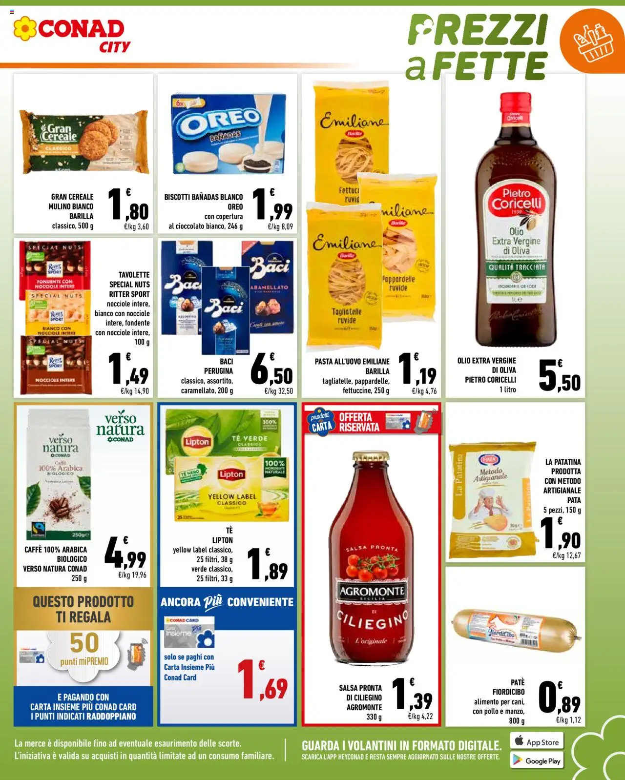 Volantino Conad del 03.10.2025 | Pagina: 3 | Prodotti: Cioccolato, Olio, Olive, Pasta