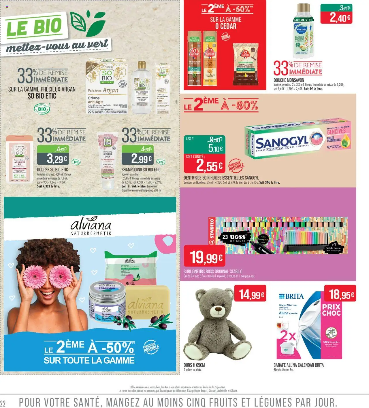  | Page: 22 | Produits: Parfum, Dentifrice, Douche, Huile
