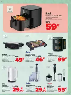 Carrefour Equipa tu vivienda │ válido desde el 17.07.2025 | Página: 9 | Productos: Plancha, Plancha de asar, Batidora, Freidora