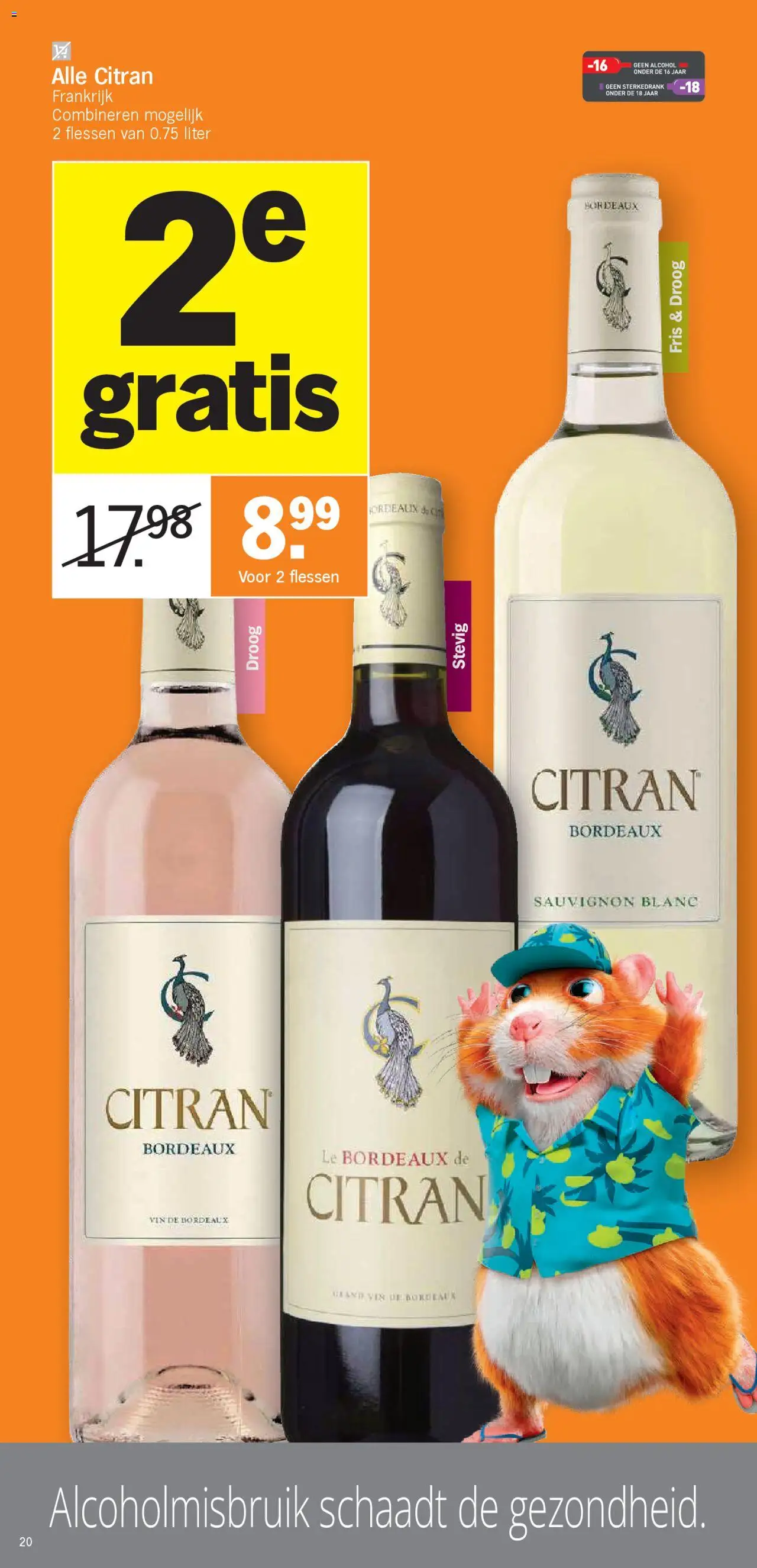  | Pagina: 20 | Producten: Alcohol