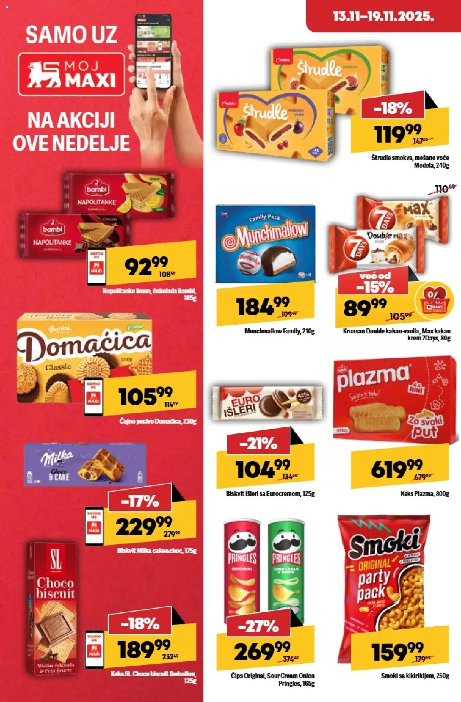 Maxi katalog - važi od 13.11.2025 | Strana: 18 | Proizvode: Munchmallow, Smoki, Plazma, Čokolada