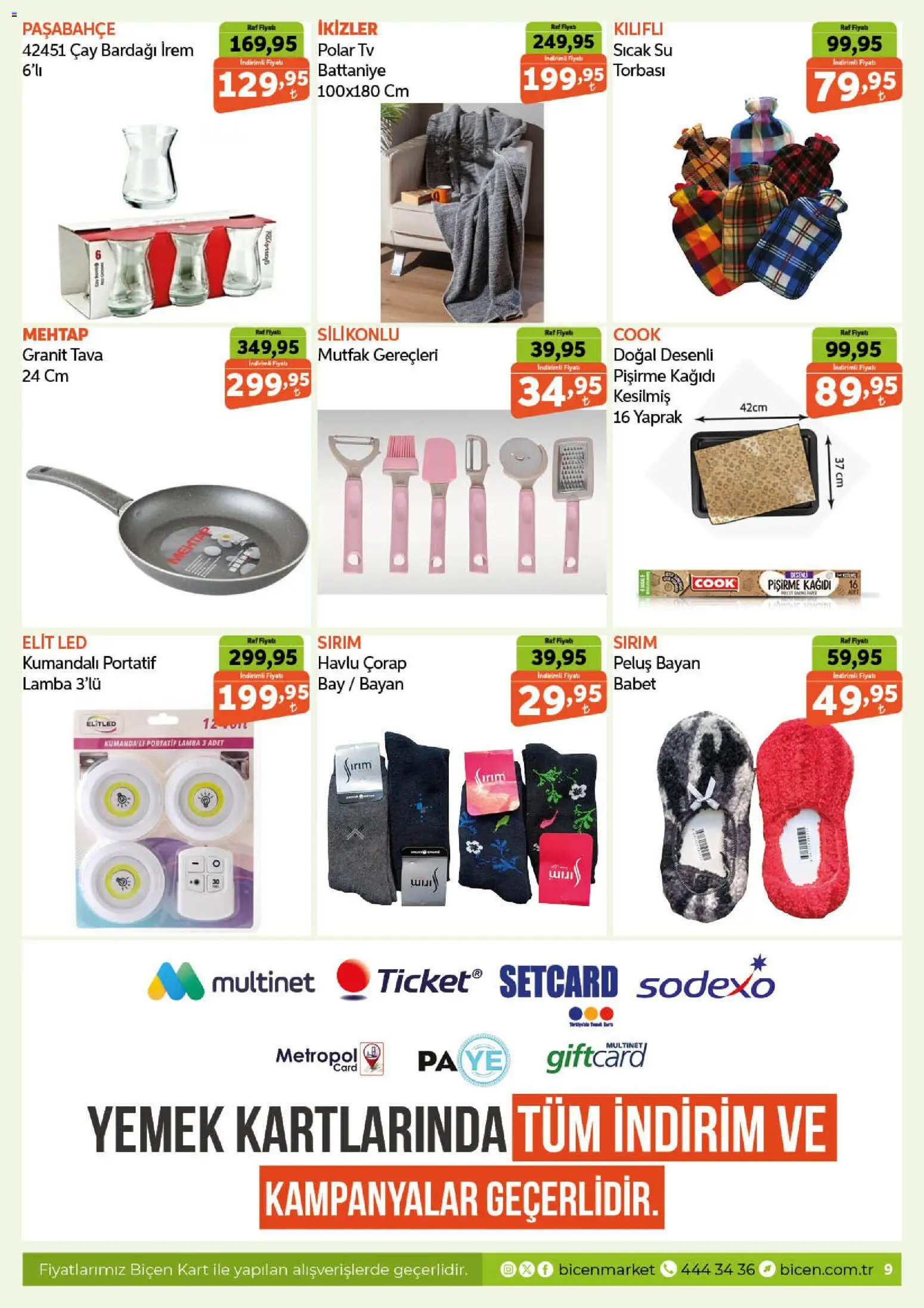 Biçen Market Katalog - 16.12.2025 tarihinden itibaren geçerlidir | Sayfa: 9 | Ürünler: Battaniye, Çay, TV, Çay bardağı