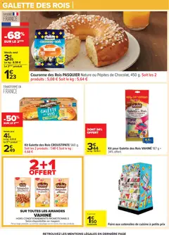 Carrefour - Prévisualisation de Carrefour Nos promos et doublez vos euros cagnottés valide à partir de 29.12.2025 | Page: 36 | Produits: Amandes décortiquées, Fève, Crème, Amandes