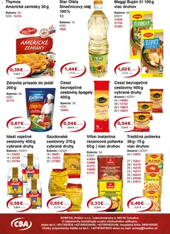 CBA Komfos leták platný od 20.02.2026 | Strana: 6 | Produkty: Olej, Bujón, Zemiaky, Špagety