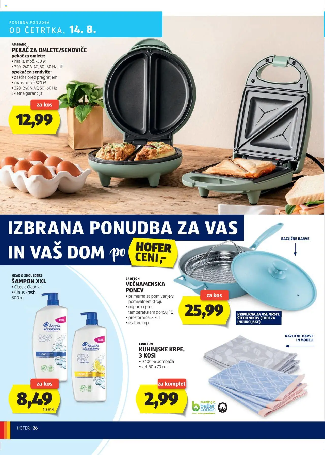 Hofer SI katalog | vrijedi od 07.08.2025 | Stranica: 26 | Proizvodi: Šampon