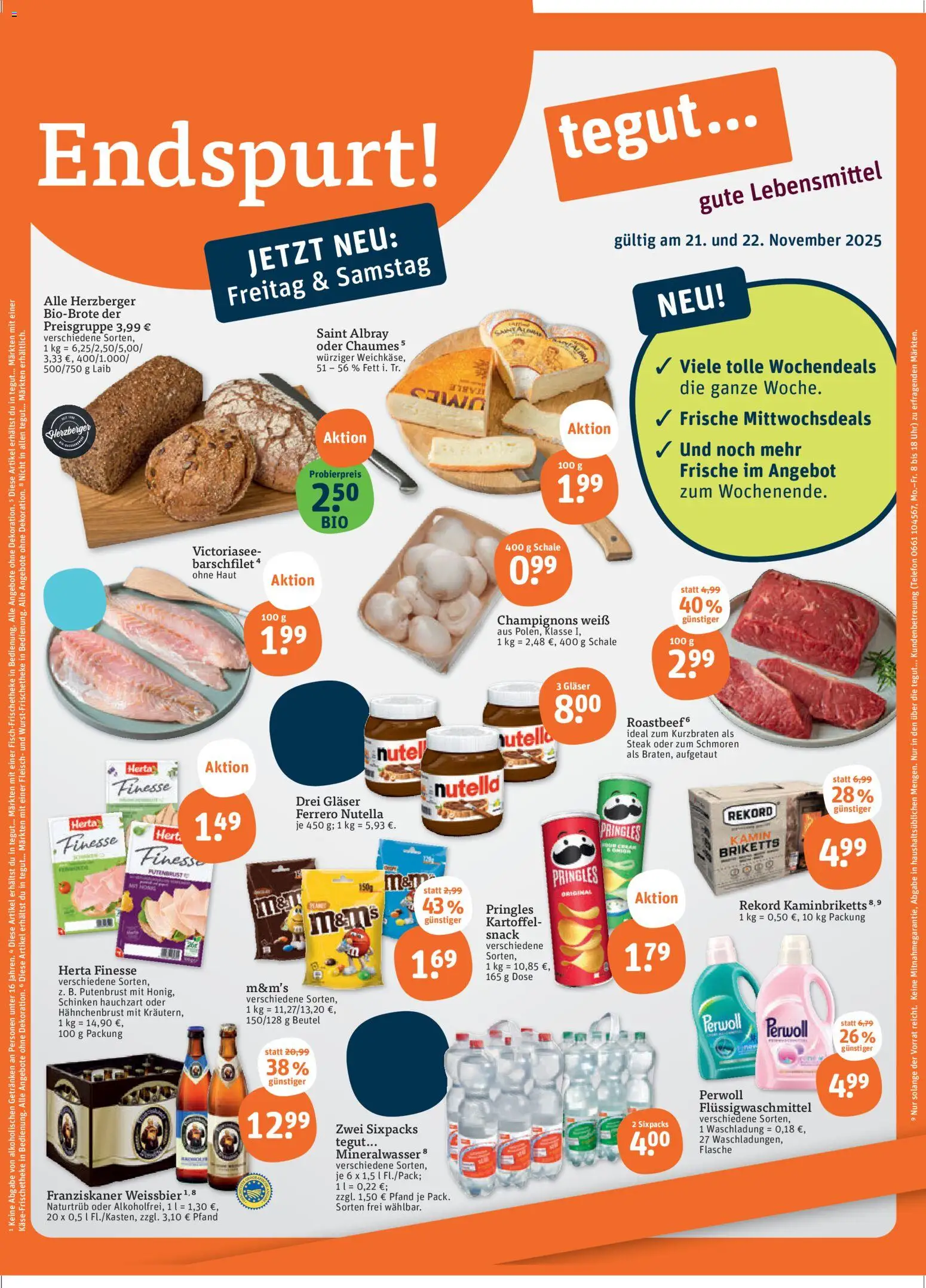 Tegut Prospekt – gültig ab 17.11.2025 | Seite: 1