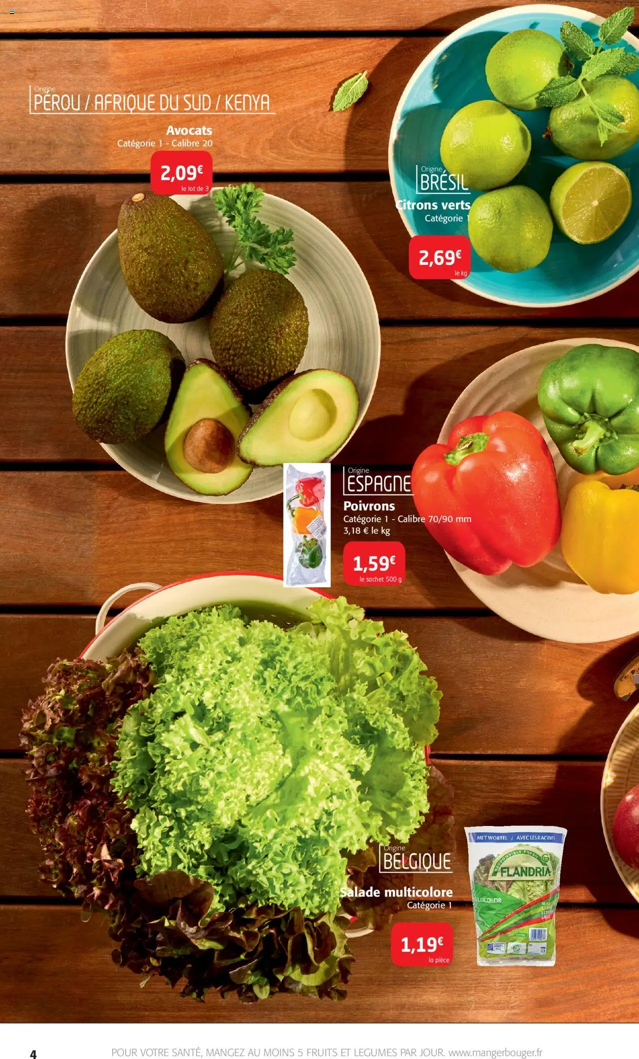  | Page: 4 | Produits: Salade, Avocats