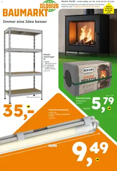 Globus Baumarkt prospekt Weinstadt-Endersbach	 ab 26.10.2025 gültig