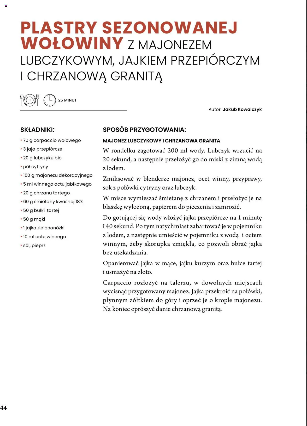 Makro Gazetka - Kulinarna podróż po Polsce od 01.01.2025 | Strona: 41 | Produkty: Ocet, Jajka, Woda, Majonez