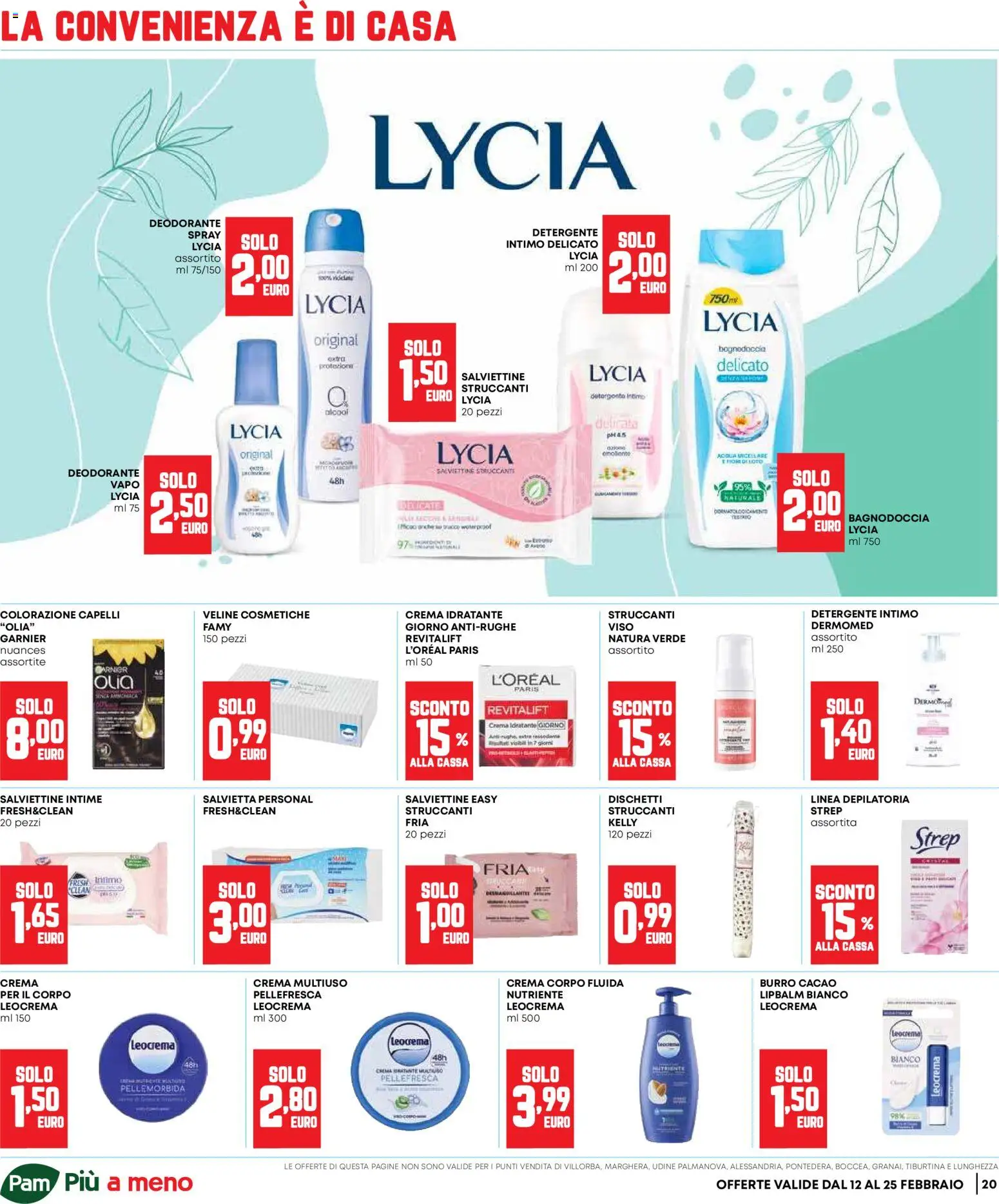 Volantino Panorama del 12.02.2026 | Pagina: 20 | Prodotti: Crema, Colorazione capelli, Acqua, Burro